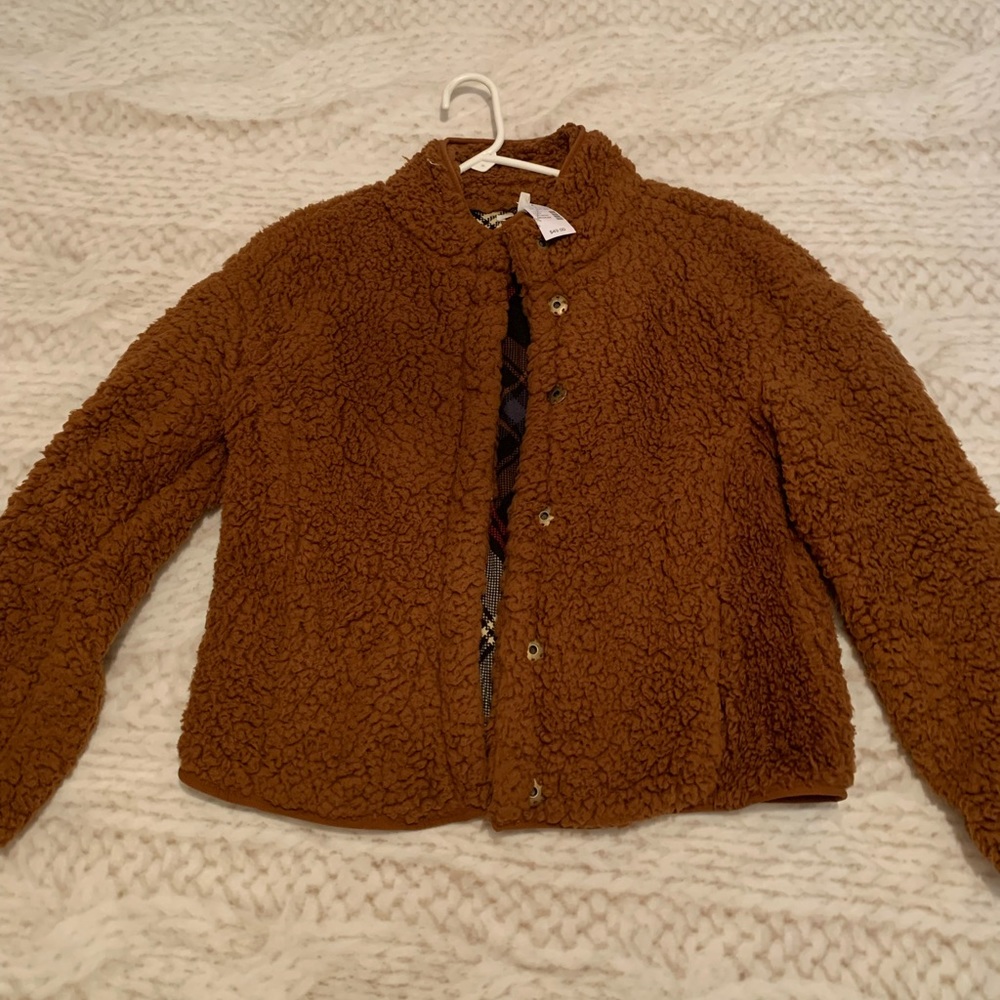 Sherpa bomber jacket